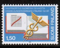 1989 Finland,  Commercial Education 150 Years ** - Unused Stamps