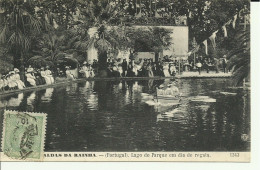 Portugal - Caldas Da Rainha - Lago Do Parque Em Dia De Regata - Leiria