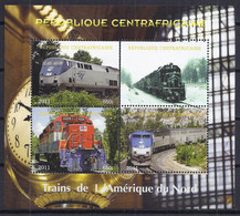 TRENES/REPUBLICA CENTROAFRICANA - MNH ** - Treinen