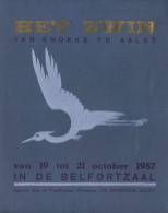 Het Zwin Van Knokke Te Aalst Tentoonstellings Affiche - Antique