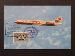 Portugal Royaume Uni Premier Vol TAP Lisbonne Lisboa Londres 1962 First Flight Lisbon London United Kingdom - Storia Postale