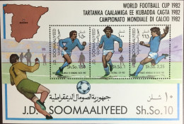 Somalia 1982 World Cup Minisheet MNH - Somalië (1960-...)