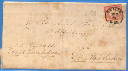 Allemagne Reich 1873 - Lettre De Bralin - G31297 - Covers & Documents