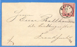 Allemagne Reich 1873 - Lettre De Mainz - G31275 - Cartas & Documentos