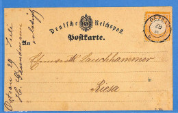 Allemagne Reich 1874 - Carte Postale De Ostrau - G31262 - Cartas & Documentos
