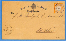 Allemagne Reich 1872 - Carte Postale De Ostrau - G31261 - Cartas & Documentos
