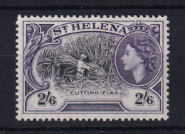 St Helena: 1953/59   QE II - Pictorial     SG163    2/6d       MH - Saint Helena Island