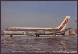 4X-BMA Boeing 780 023B - Maof Airlines Israel Aviation Airline Postcard - Judaika