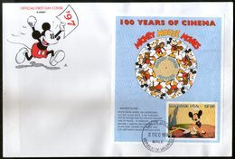 Maldives 1996 Disney Mickey Mouse Cartoon Sc 2194 M/s FDC # 15266 - Disney