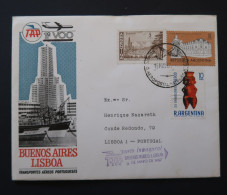 Argentine Portugal Premier Vol TAP Buenos Aires Lisbonne Lisboa 1967 First Flight Argentina Lisbon - Poste Aérienne