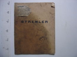 Brochure Catalogue Serrurerie Quincaillerie De Picardie STREMLER Paris - Bricolage / Tecnica