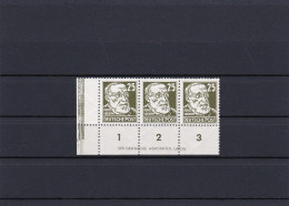 DDR: MiNr. 334 Va XII DZ 1, Eckrand 3er Streifen, Postfrisch ** - Unused Stamps
