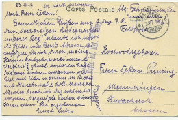 Ansichtskarte Ste-Mariaburg 1917 Als Feldpost Bayr. Inf. Reg. Nach Memmingen - Feldpost (Portofreiheit)