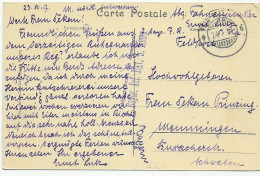 Ansichtskarte Ste-Mariaburg 1917 Als Feldpost Bayr. Inf. Reg. Nach Memmingen - Feldpost (franchigia Postale)