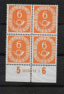 Bund: MiNr. 126 HAN, Postfrisch, ** - Unused Stamps