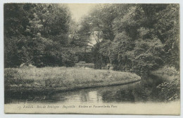 75 - Paris, Bois De Boulogne, Bagatelle, Rivière Et Passerelle Du Parc (lt8) - Parcs, Jardins