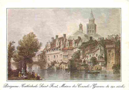 Art - Peinture - Gravure Lithographie Ancienne - Périgueux - La Cathédrale Saint-Front Et La Maison Des Consuls - Gravur - Malerei & Gemälde