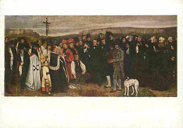 Art - Peinture - Gustave Courbet - L'enterrement à Ornans - The Funeral At Ornans - II Sotterramento D'Ornans - El Entie - Malerei & Gemälde