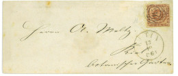 P2862 - DENMARK YVERT NR. 8 1860 FROM EUTIN, NUMBER CANCELLATION 115. - Cartas & Documentos