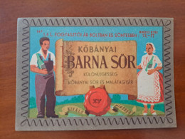 Beer Label Hungary, Kőbánya - Barna Sör - Birra