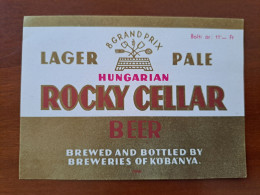 Beer Label Hungary, Kőbánya - Rocky Cellar - Birra