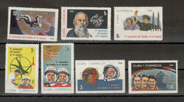 CUBA - MNH SET - COSMOS - SPACE - 1966. - Unused Stamps