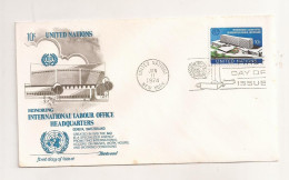 P7 Envelope FDC-USA - International Labour Office Headquarters - First Day Of Issue ,uncirculated 1974 - Otros & Sin Clasificación