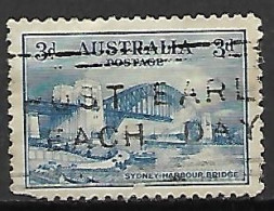 AUSTRALIE   -  1932.   Y&T N° 90 Oblitéré .  Pont - Gebraucht