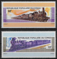 CONGO - LOCOMOTIVES - PA 206 ET 207 - NEUF** MNH - Trains