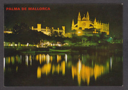 079168/ PALMA, Vista Nocturna De La Lonja Y Catedral - Palma De Mallorca
