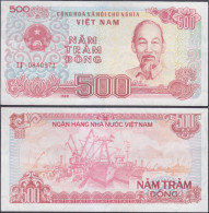 VIETNAM - 500 Dông 1988 (1989) P# 101 Asia Banknote - Edelweiss Coins - Viêt-Nam