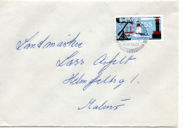 76603 - Schweden - 1971 - 55o. Leuchtturm A Bf SoStpl MALMOE-FALSTERBO - LETZTERTAG DER FALSTERBOBAHN -> Malmoe - Storia Postale