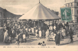 CPA ALGERIE / ORAN / UNE FETE ARABE AU VILLAGE NEGRE / LES CHEVAUX DE BOIS / MANEGE - Oran