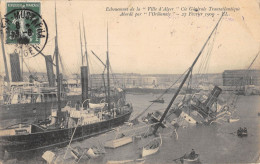 CPA ALGERIE / ECHOUEMENT DE LA VILLE D'ALGER / ABORDE PAR L'ORLEANAIS / 27 FEVRIER 1909 - Algerien