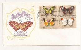 P7 Envelope FDC-USA - Butterflies   - First Day Of Issue ,uncirculated 1977 - Autres & Non Classés