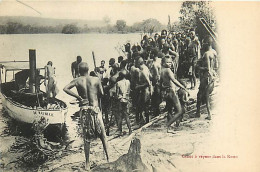 AFRIQUE CONGO FRANCAIS - Canot à Vapeur Dans La Kotto - French Congo