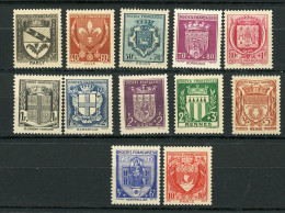 FRANCE - BLASON - N° Yvert  526/537** - Unused Stamps