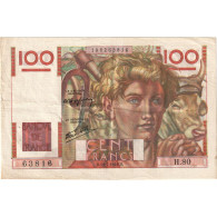 France, 100 Francs, Jeune Paysan, 1946, H.80, TTB, Fayette:28.07, KM:128a - 100 F 1945-1954 ''Jeune Paysan''