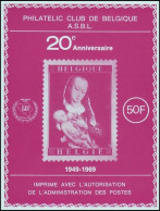 E111** - 20 Ans / Jaar - Philatelic Club - Asbl / Vzw - De Belgique / Van België - Art / Kunst - R. Van Der Weyden - Fr - Erinnophilia [E]