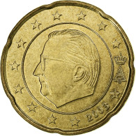 Belgique, Albert II, 20 Euro Cent, 2003, Bruxelles, SUP, Laiton, KM:228 - Bélgica