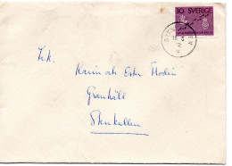 76607 - Schweden - 1962 - 30o. Lokalpost EF A OrtsBf STENKULLEN - Lettres & Documents