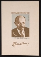 North Vietnam Viet Nam MNH Souvenir Sheet 1960 : 90th Birth Anniversary Of Lenin (Ms067B) - Vietnam