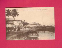 CP De 1929 - Les Quais Et Le Wharf - Camerún