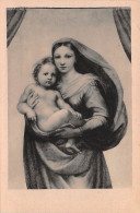 RAFFAELLO SANTI Die Sictinische Madonna, Teilbild Ngl #158.503 - Peintures & Tableaux