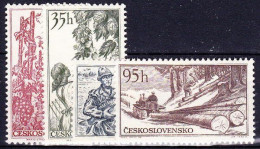 ** Tchécoslovaquie 1956 Mi 984-7 (Yv 871-4), (MNH)** - Ungebraucht