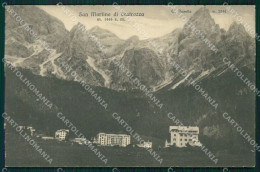 Trento San Martino Di Castrozza Rosetta Cartolina VK1614 - Trento