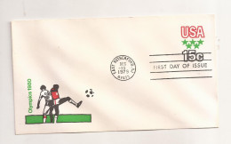 P7 Envelope FDC-USA - Olympics 1980 - First Day Of Issue ,uncirculated 1979 - Otros & Sin Clasificación