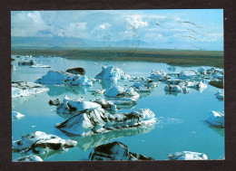 Islande - Iceblocks In The Jökulsa On Breiôamerkursandur ( Postée En 1995) Blocs De Glace Ou Icebergs - IJsland