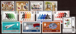 Kleine Verzameling Gibraltar Div.   Postfris - Gibraltar