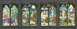 Saint Kitts 1981 Mi 77-80 MNH  (ZS2 SKT77-80) - Cristianesimo